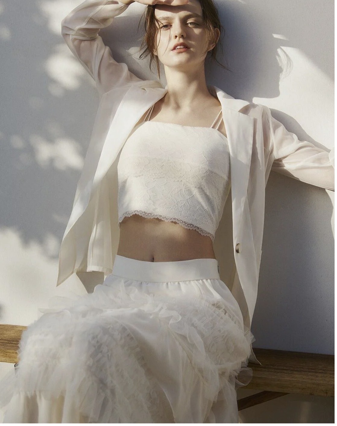 【MERCURYDUO × AMPHI】レースカップ付きキャミ♡