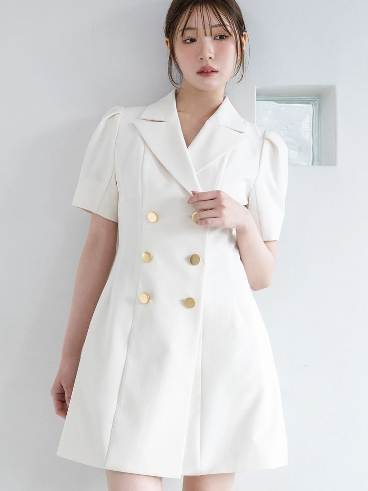 大人可愛いミニワンピース