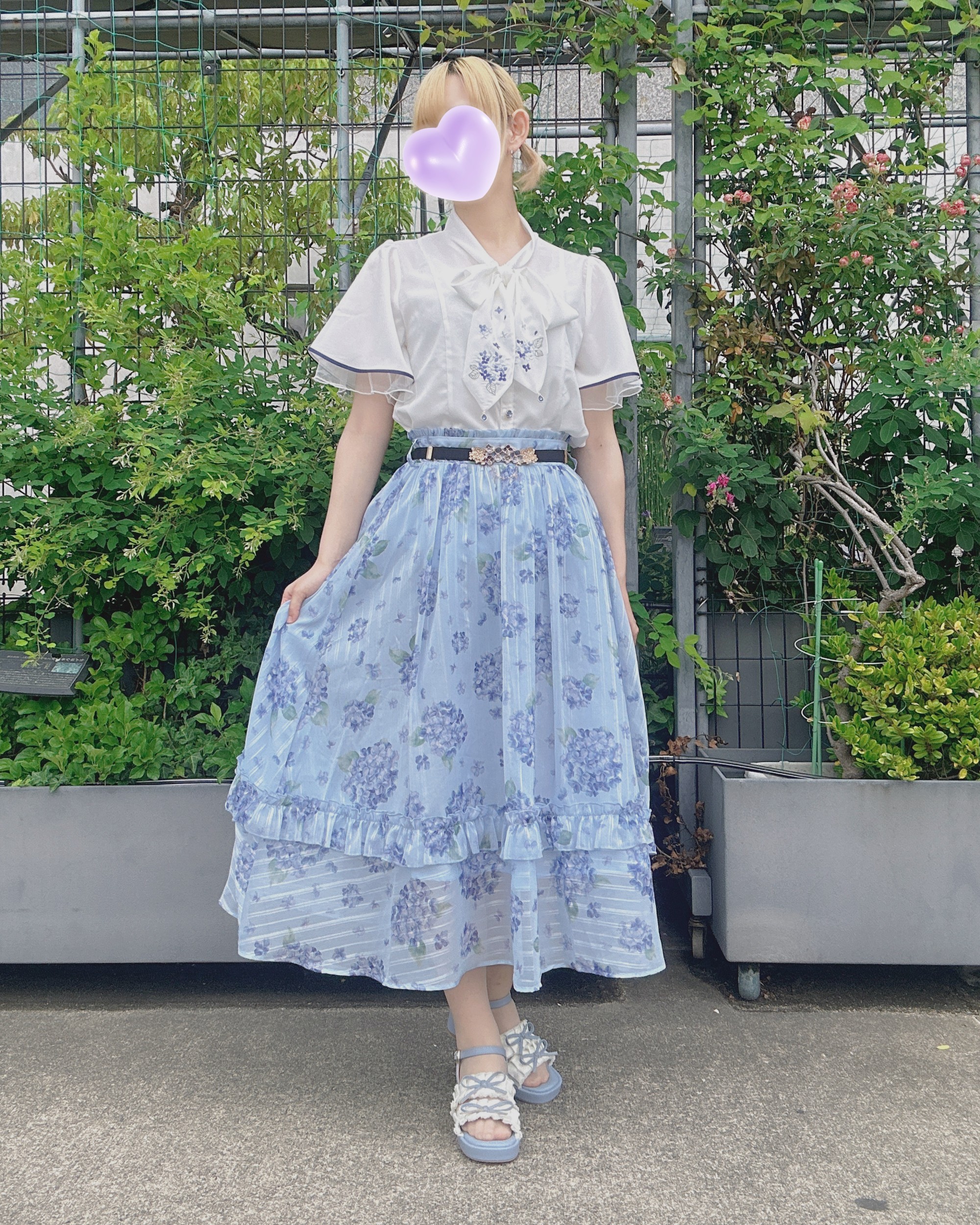 紫陽花コーデ☔