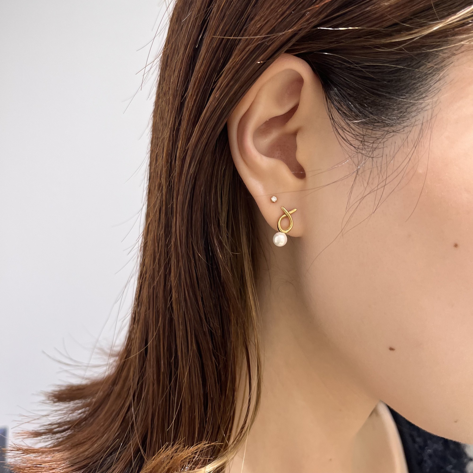 　【❄️オケージョンにおすすめパールピアス❄️】