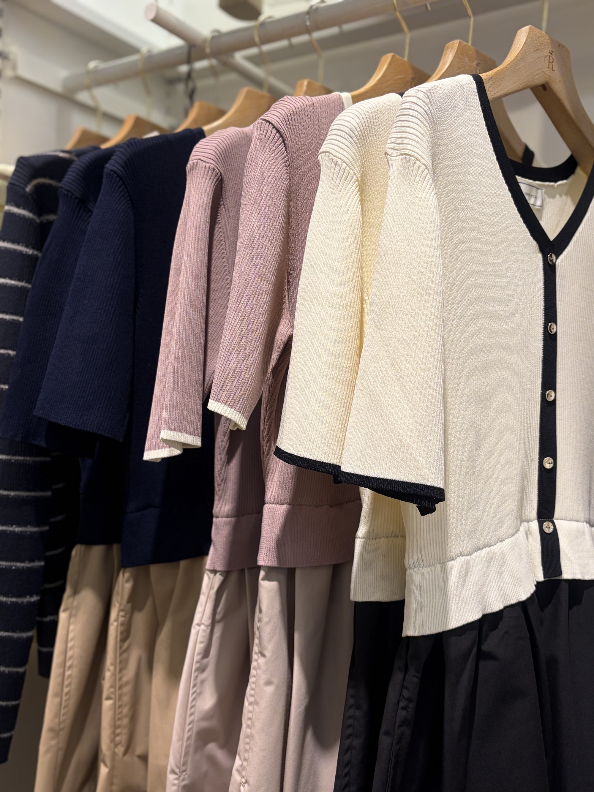 【時短でおしゃれが完成！】ドッキングワンピース。 