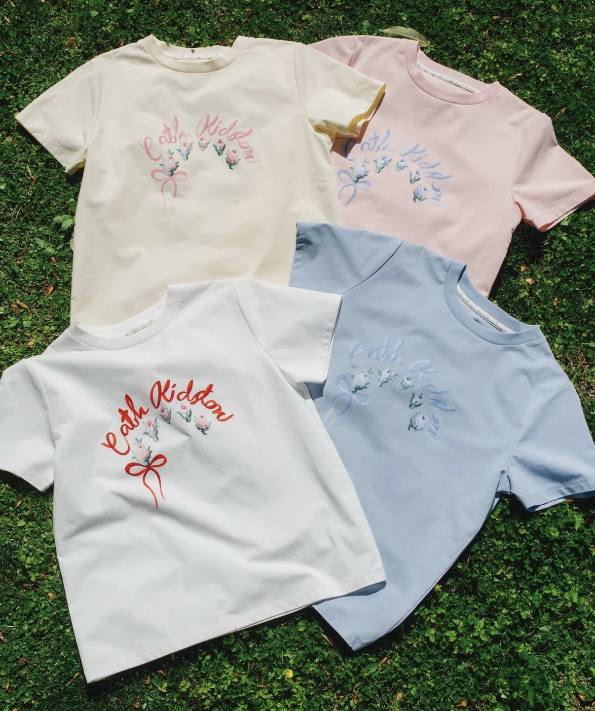 【接触冷感素材🫧】夏のアートプリントTシャツ