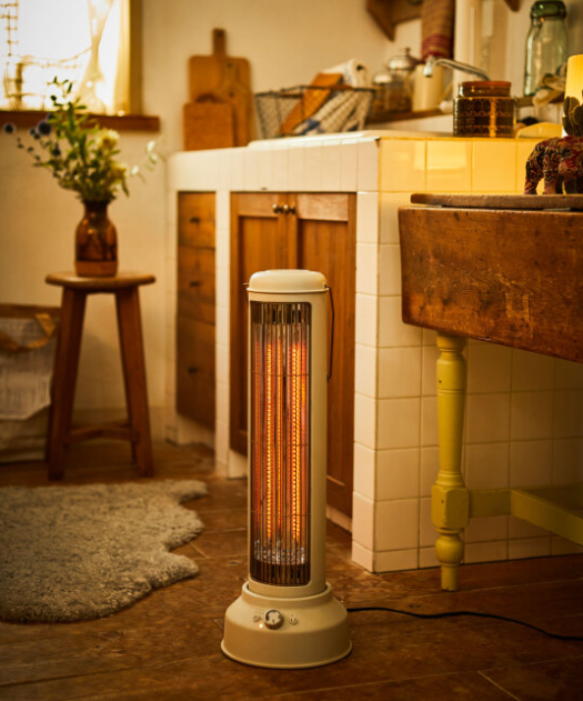 すぐ暖まる 静音設計の首振りカーボンヒーター