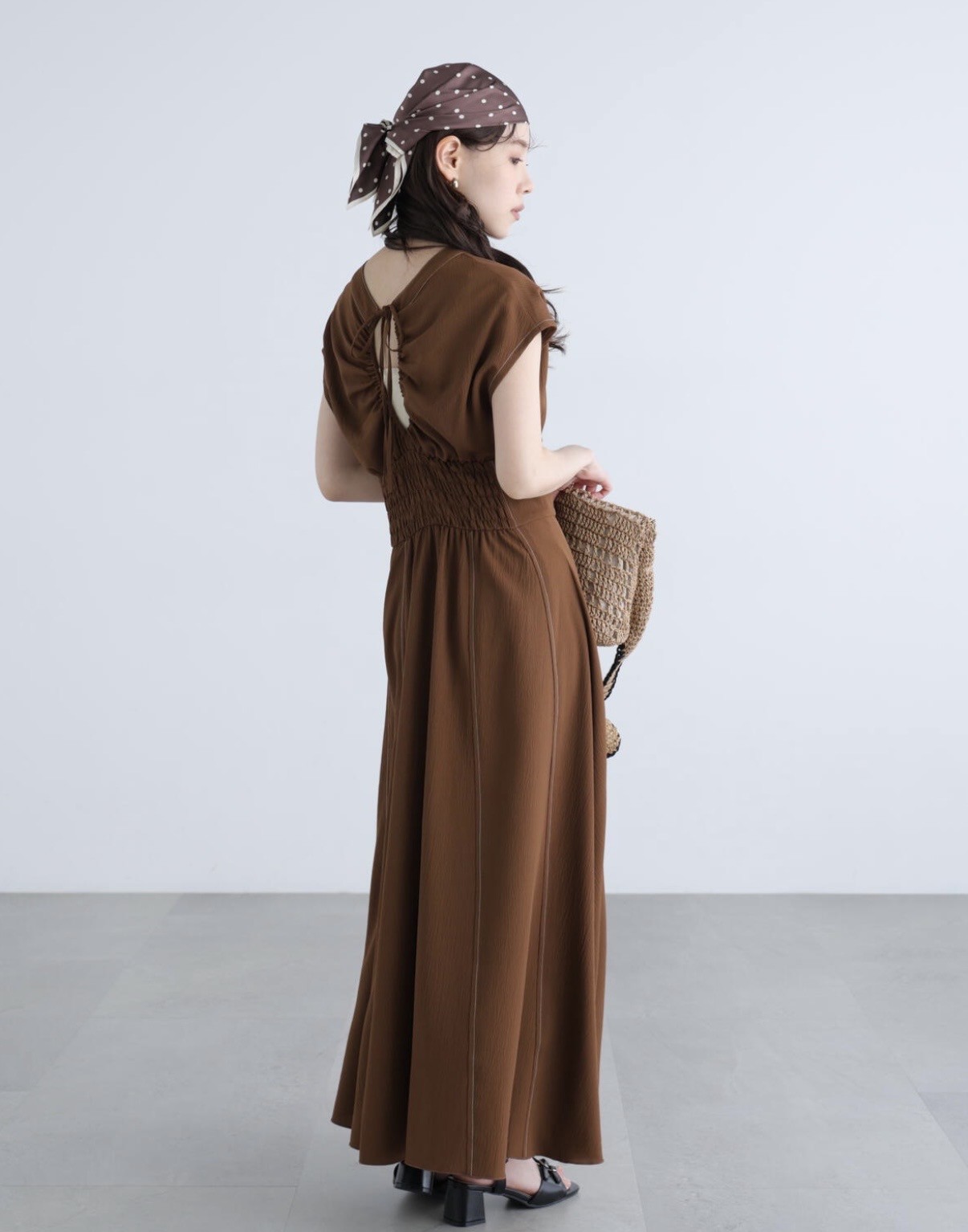 スッキリ見えるワンピース👗