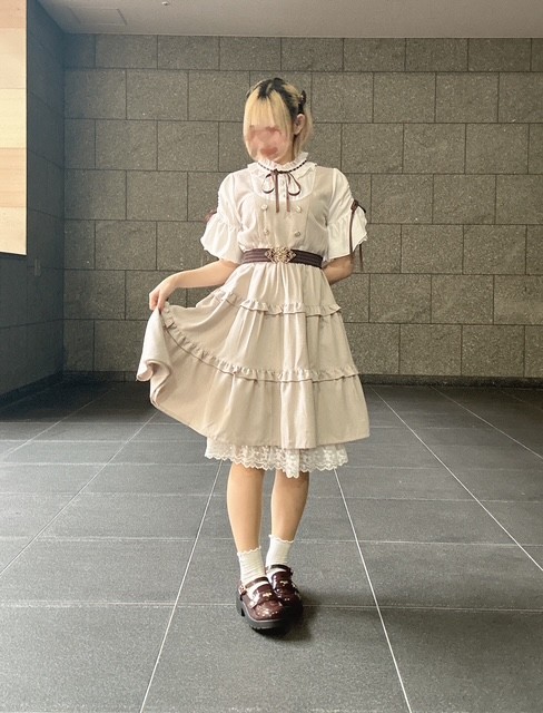 一枚で完成!ガーリーワンピースコーデ