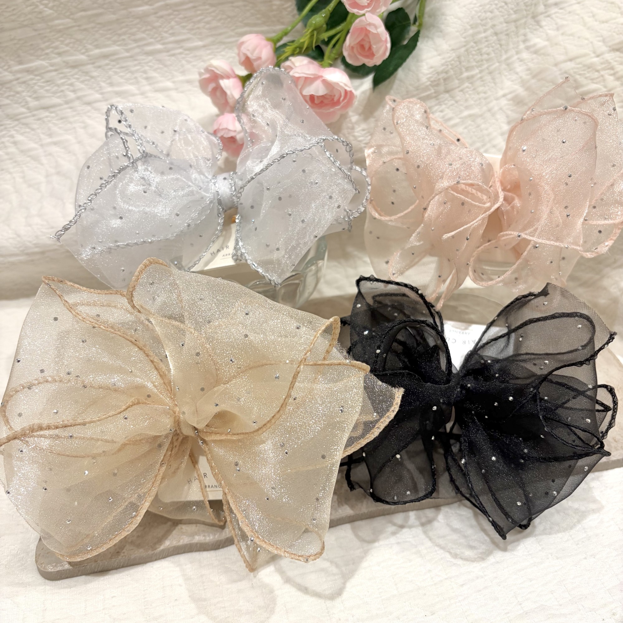 New✨チュールリボンフックポニー🎀