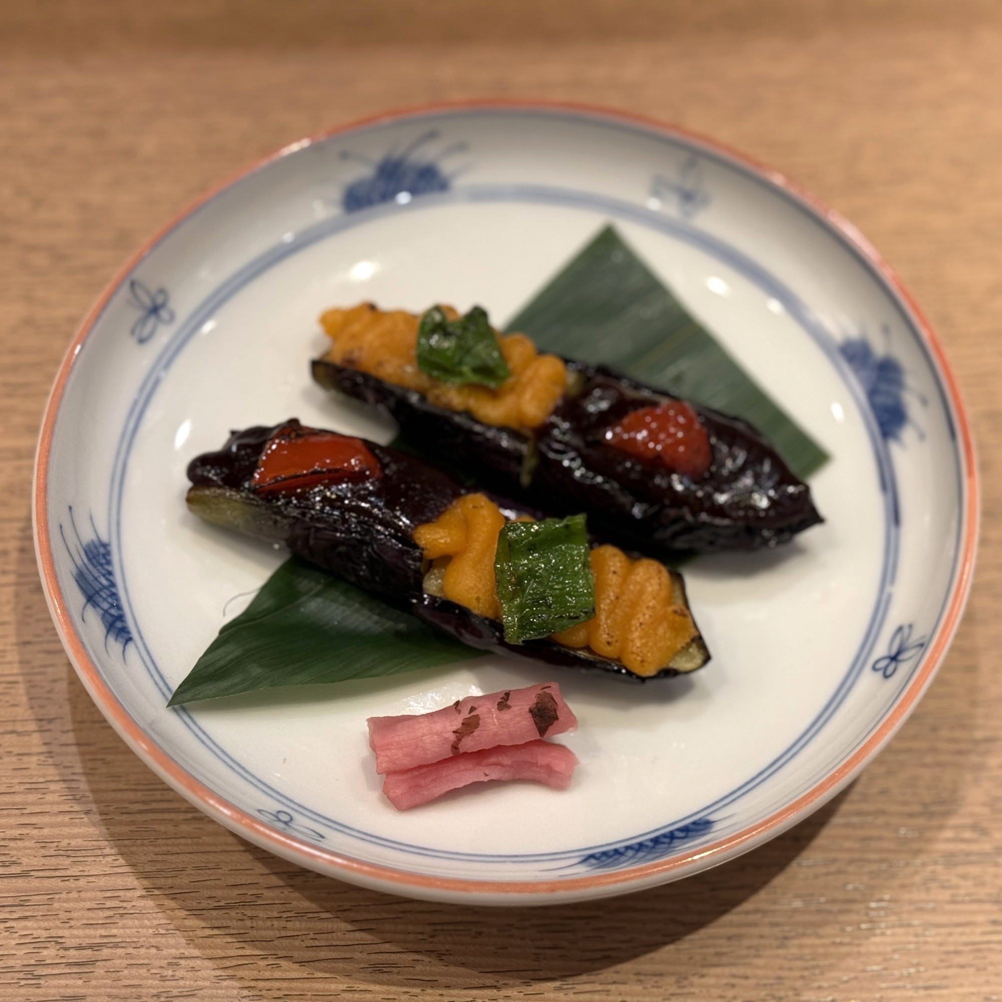 アツアツ、茄子の田楽！