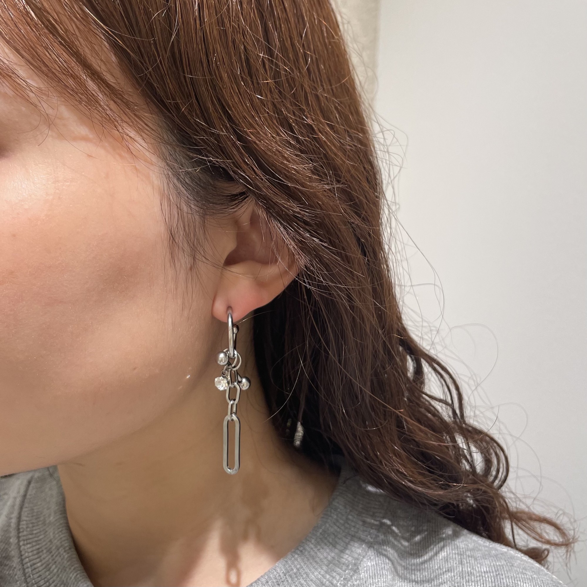 【個性派アシンメトリーデザインピアス💎】