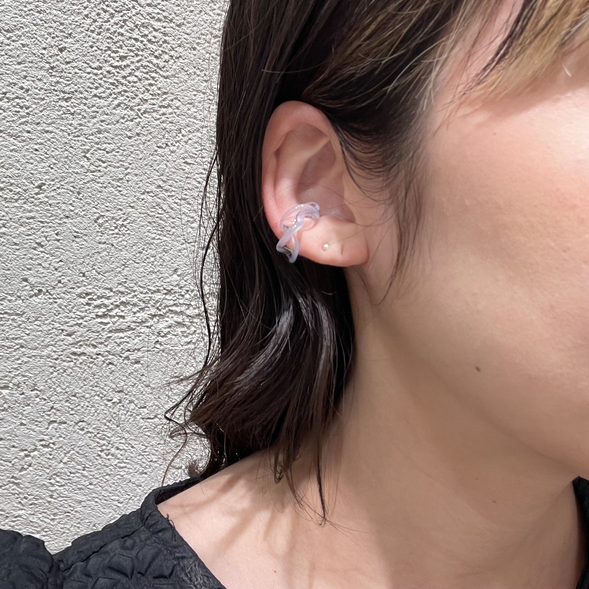 💎夏にオススメ💎ガラスイヤーカフ🩵