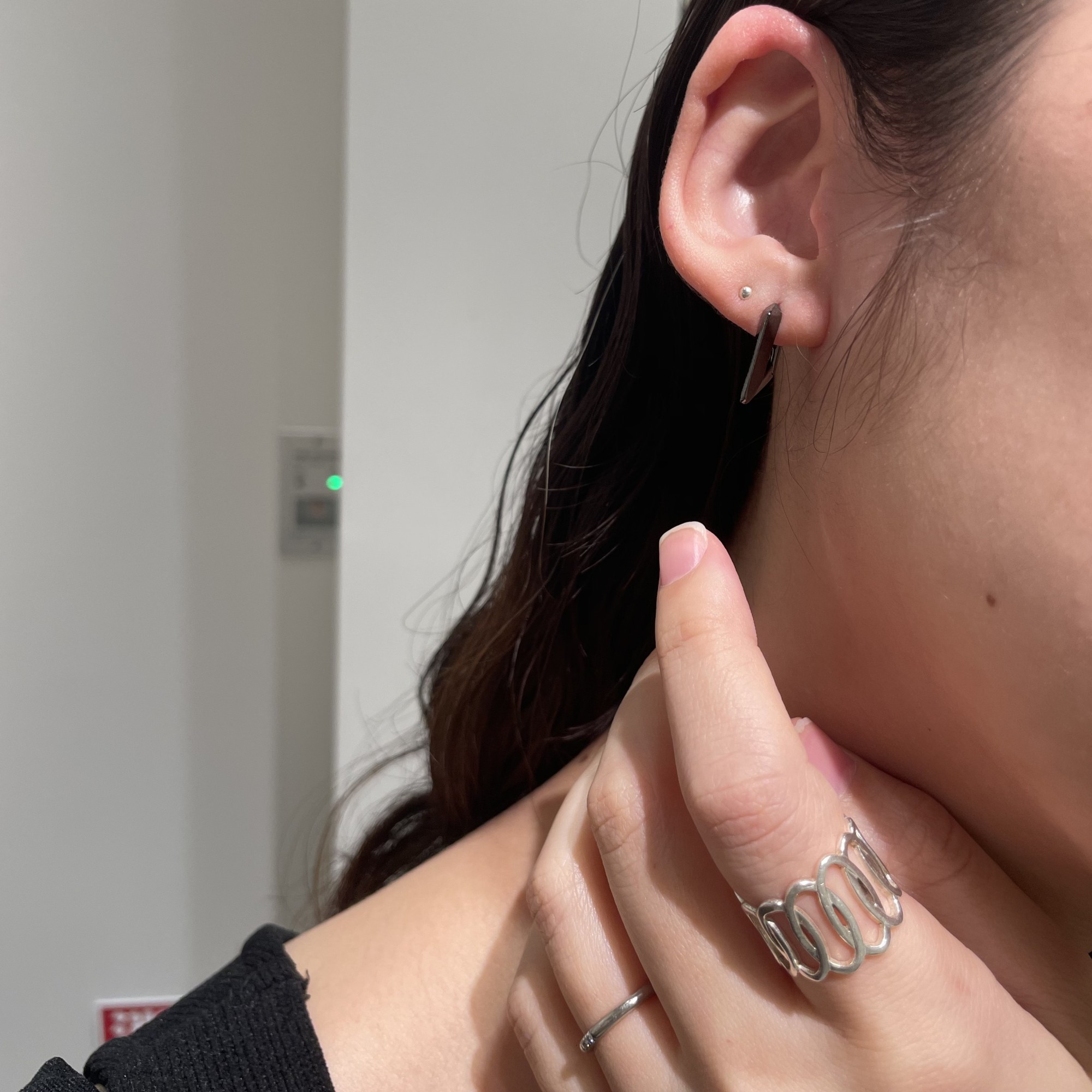 🖤スタイリッシュ🖤ブラックピアス🐼