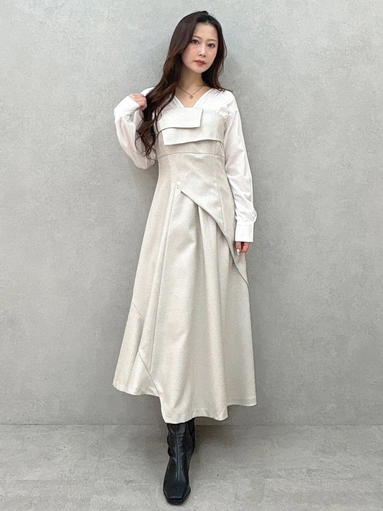 大人可愛い上品ワンピース