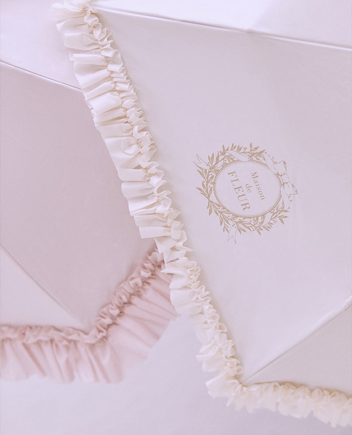 遮光&UV CUTフリル傘