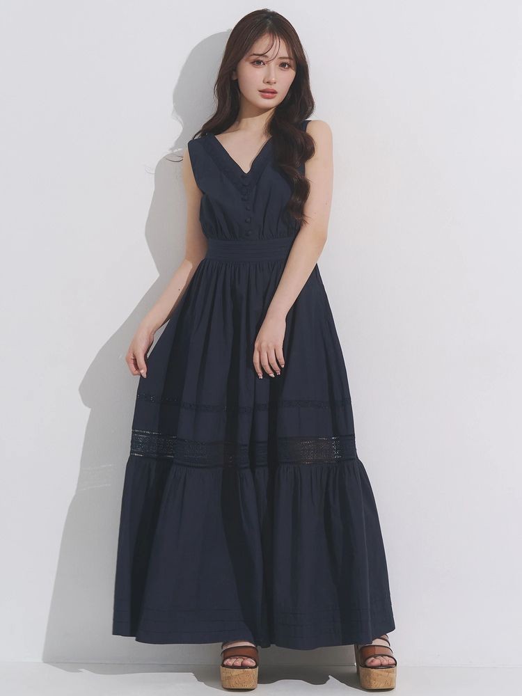 夏デート定番爽やかワンピース♡